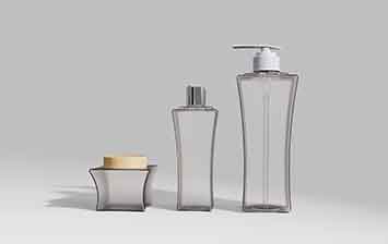 Luxury set clear 350ml small pump lotion dispenser bottles in bulk