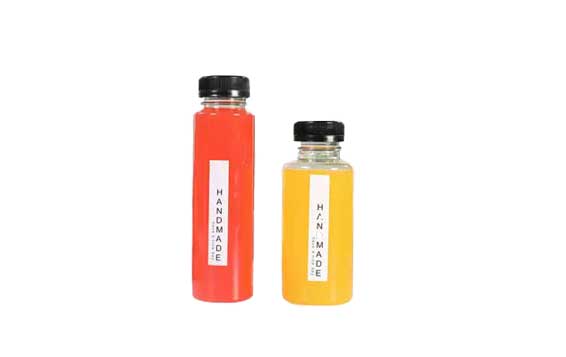 Factory price clear 500ml biodegradable pla bottles with tamper evident caps
