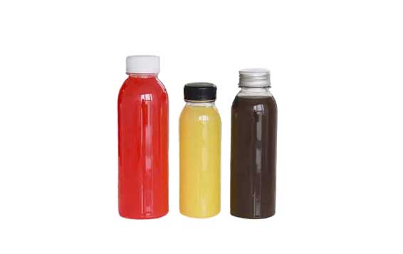 Biodegradable round 16oz pla beverage bottle with cap from china manufacturer