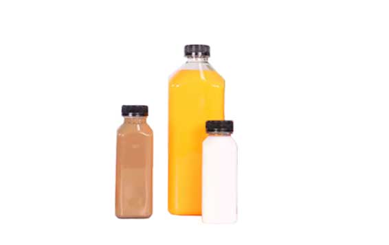 Custom logo large 1000ml plstic pcr juice bottle with tamper evident cap bulk
