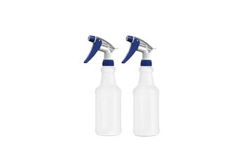 Heavy duty empty 16oz plastic commercial spray bottles with adjustable nozzle for cleaning solution