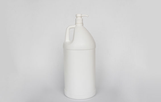 5L HDPE refillable plastic chemical storage bottles jugs with pump and handle