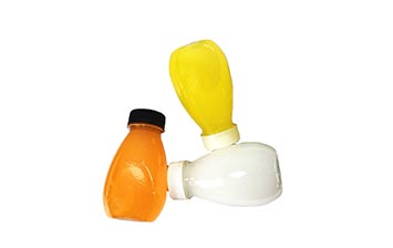 Custom printing clear 16oz plastic juice bottles with caps wholesale