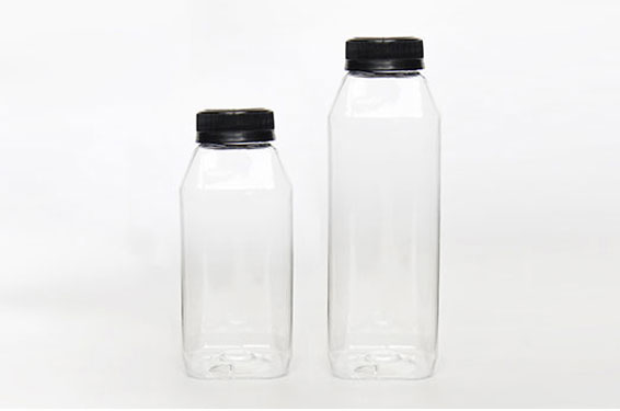 250ml 500ml clear plastic beverage bottle manufacturers with caps