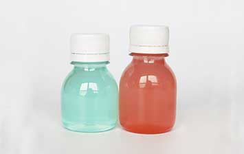 Free sample 2oz 60ml clear pet juice bottles with tamper evident caps