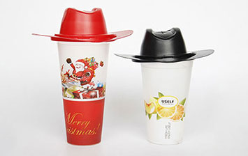 New design manufacturers of plastic disposable cups for coffee/tea