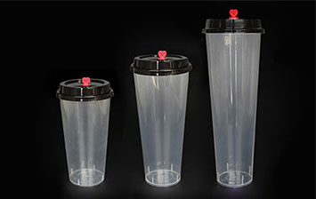 Factory price clear pp plastic disposable cups with lids 500ml/700ml/1000ml