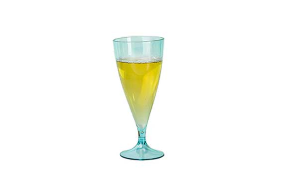Multi-used dishwasher safe colored wine glasses plastic champagne flutes for party wedding bar