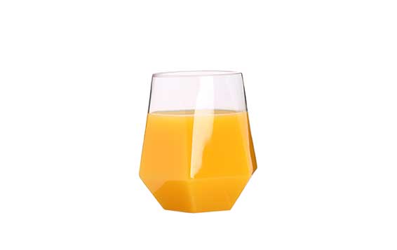 Wholesale unbreakable tumlber clear 350ml plastic drinking glasses for home office kitchen
