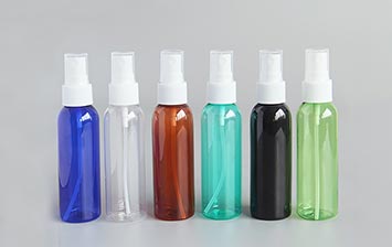 Refillable colored 100ml small plastic spray bottles wholesale