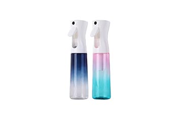 Custom color plastic continuous water spray bottle for hair/cleaning/gardening/quilting
