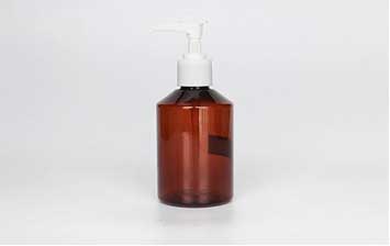Different color plastic pet lotion bottle amber/blank/brown