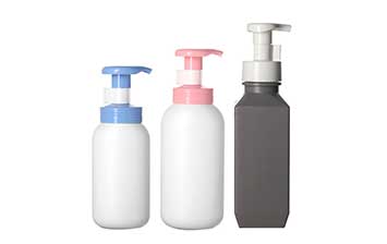 HDPE refillable 500ml hair conditioner plastic bottles with pump and clip bulk