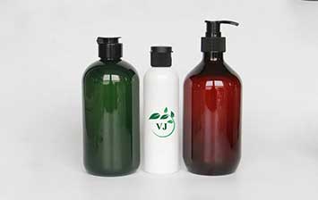 Custom color 300ml 400ml 500ml clear plastic soap bottles with pump