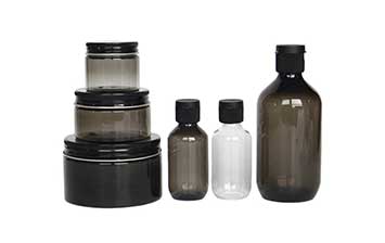 Bulk sale 100ml 250ml 500ml 1000ml empty black plastic liquid soap bottles with pump