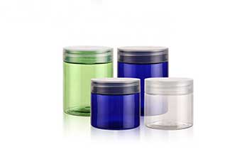 4oz clear plastic cosmetic cream jars with lids in bulk