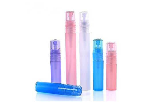 Clear 3ml 5ml 8ml 10ml protable travel plastic perfume bottles with spray bulk