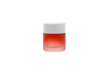 Gradient color small plastic lip scrub jars with lids for Cosmetic Lip Balm Lip Gloss Creams Lotions