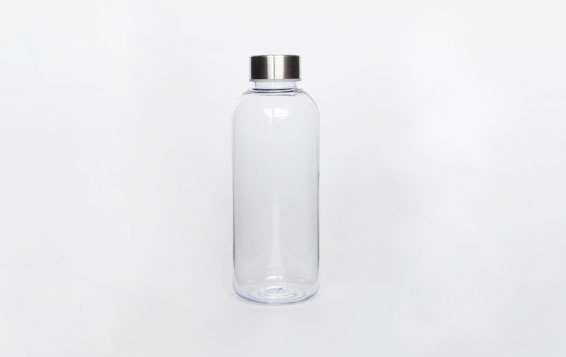 BPA FREE cheap clear plastic water bottles with standard metal caps from china manufacturer
