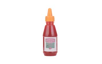 Factory price custom clear 5oz plastic hot sauce bottles with twist top caps