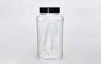 Airless vacuum large food grade plastic jars with lids bulk