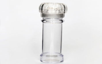 Clear plastic spice jar 100ml pepper grinder bottles wholesale