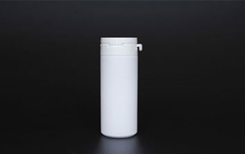 HDPE plastic jars wholesale for spice/powder/pills/vitamin with flip top caps 50ml