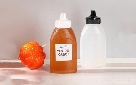 Hot filling clear 500ml squeezable plastic ketchup bottle from bottles supplier