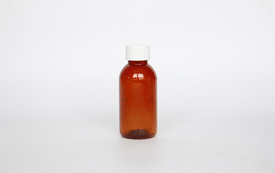 Customized clear 120ml PET empty plastic maple syrup bottles