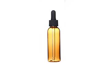 Small 30ml amber plastic dropper bottles with caps from China manufacturer