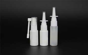 White empty 25ml 30ml plastic nasal flush bottle and nasal spray bottle wholesale for nasal wash