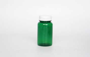 Lowest price colored plastic medicine bottles in bulk with tamper evident caps