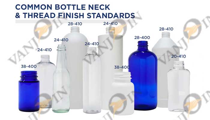 Guide to Bottle Neck Finishes, Thread Sizes & Dimensions