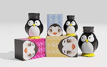 Animal shaped 4oz custom label plastic fruit juice bottle with twist off top from juice bottle suppl