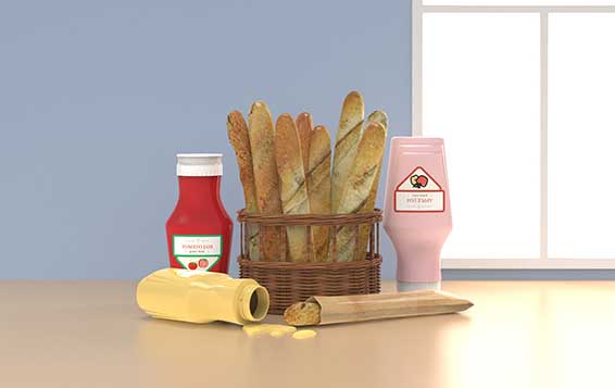 Unique design clear empty 8 oz plastic condiment squeeze bottles with twist off top
