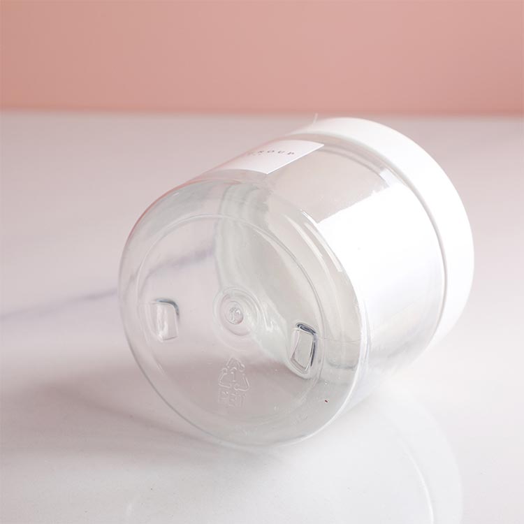Best 175ml clear plastic smell proof jars with airtight lids for cannabis