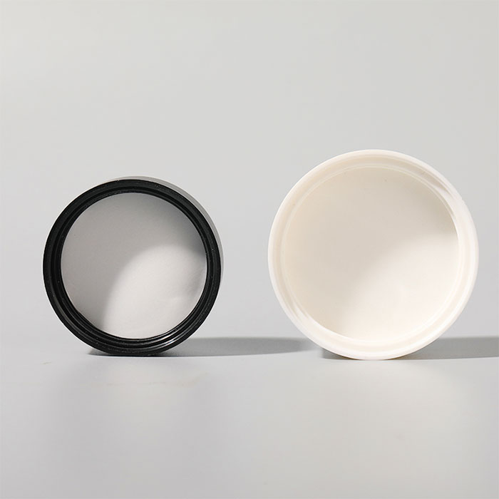 44mm 52mm Custom Color Smooth Plain Plastic Screw Cap Flat Round continuous Thread Lid For Supplement Pill Jar Cosmetic Cream Container 44mm 52mm Custom Color Smooth Plain Plastic Screw Cap Flat Round continuous Thread Lid For Supplement Pill Jar Cosmetic Cream Container
