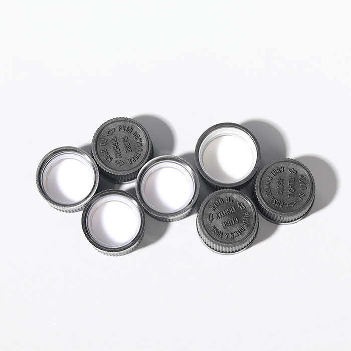 Plastic Glass Bottle Cap 18mm 20mm 22mm 24mm White Black Round Striped Sealing Cap Plastic Child Resistant Tamper Proof Cap Plastic Glass Bottle Cap 18mm 20mm 22mm 24mm White Black Round Striped Sealing Cap Plastic Child Resistant Tamper Proof Cap