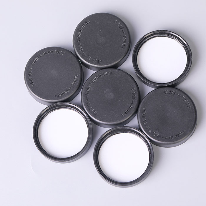 Plastic Tamper Evident Matt Surface No Ribbed Child Resistant CRC Cap Plastic Lid Plastic Tamper Evident Matt Surface No Ribbed Child Resistant CRC Cap Plastic Lid