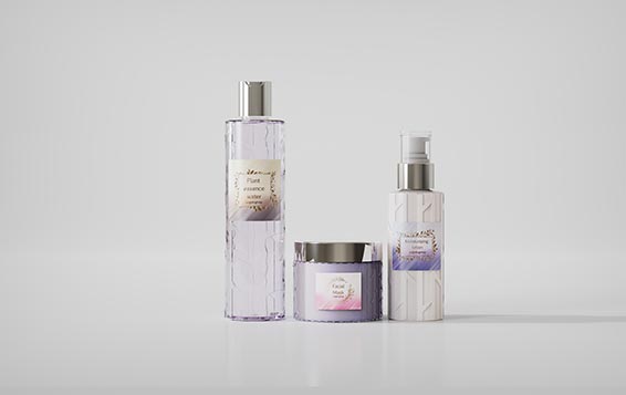 Luxury 120ml skincare packaging cosmetic bottles and jars set wholesale