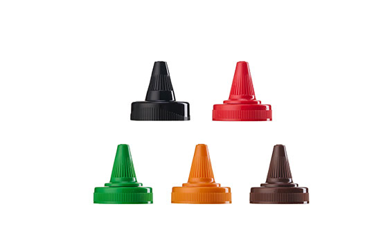 Condiment Squeeze Bottles Top Caps, Plastic Bottle Dispensing Replacement Twist Top Cap for Squirt Bottle, Cosmetics, Crafts