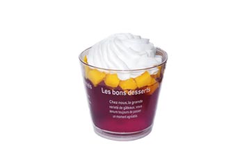 Best small clear 100ml plastic cake parfait cups with lids for dessert