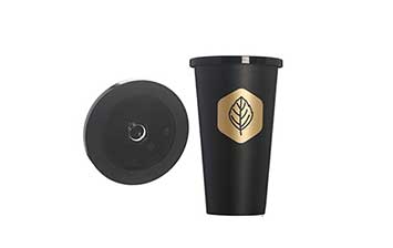 Supplier direct 16oz custom boba cups insulated plastic promotional tumblers with lids and straws fo