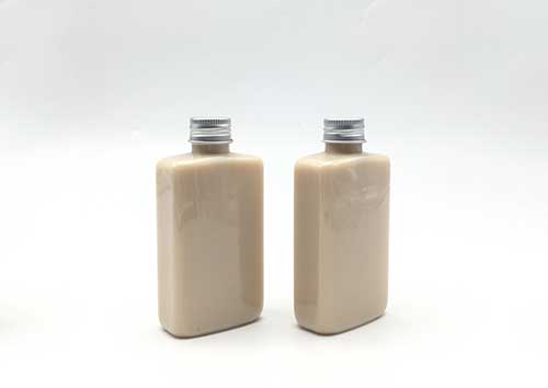 12oz 16oz pet flat square cold brew coffee bottle flask bottle for juice milk tea