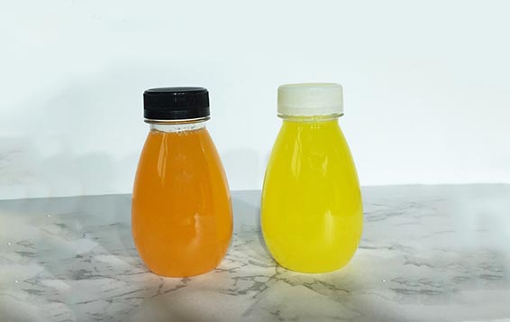 Custom printing clear 16oz plastic juice bottles with caps wholesale