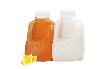 Wholesale food grade 1L plastic milk jug with lid for milk storage