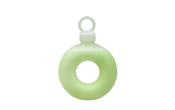 New style ring bracelet donut shape 500ml empty plastic bottles for milkshake/juice/smoothies