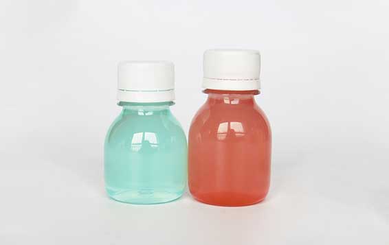 Free sample 2oz 60ml clear pet juice bottles with tamper evident caps