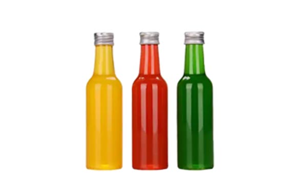 Empty clear 750ml PET plastic bottle with aluminum cap from China supplier