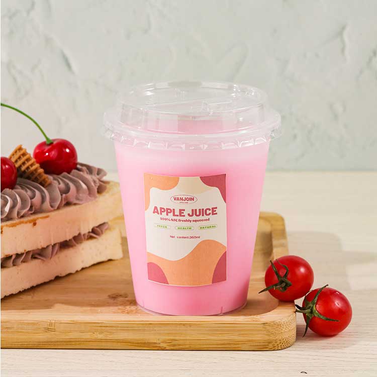 Disposable 12oz clear bubble tea cups with straws and lids for coffee cold drinks juice bubble boba tea smoothie milkshake